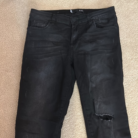 Kut from the Kloth Connie Ankle Skinny Black Jeans - Picture 3 of 6